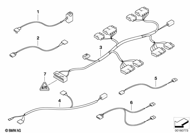 Wiring set seat