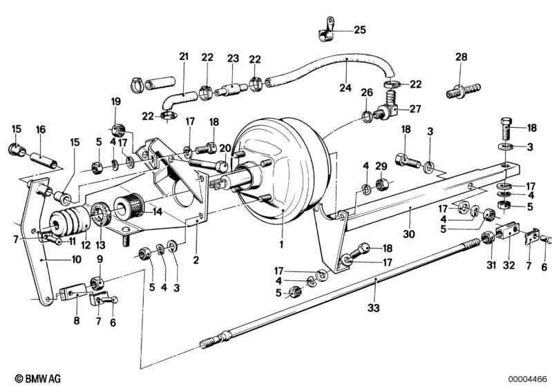 Brake servo unit