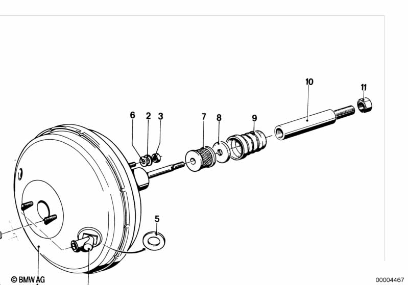 Power brake unit depression