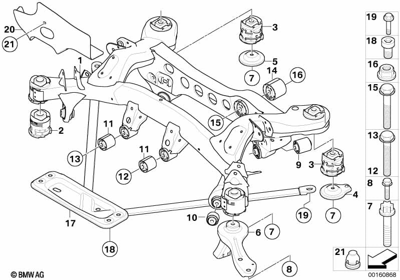 Rear axle carrier