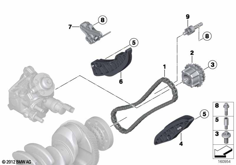 Genuine BMW 13527797905 Chain Tensioner | ML Performance UK Car Parts