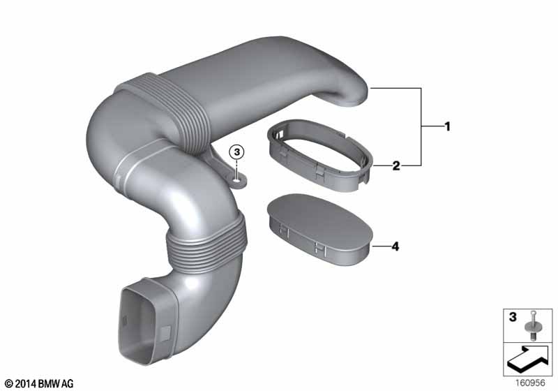 Genuine BMW 13717548892 E72 E70 Cover Lid (Inc. X5 3.0sd) | ML Performance UK Car Parts