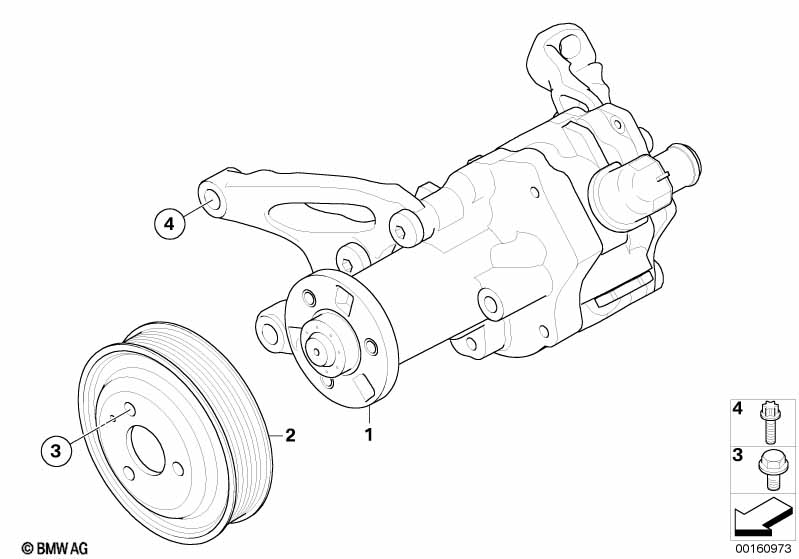 Genuine BMW 32416776835 E60 Power Steering Pump (Inc. 535i) | ML Performance EU Car Parts