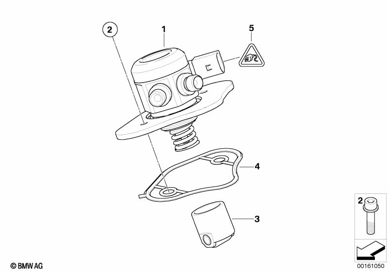 Genuine BMW 13517632572 G11 F80 F22 Isa Screw With Washer M6X25-U1 (Inc. 320dX, Hybrid 5 & 216i) | ML Performance UK Car Parts