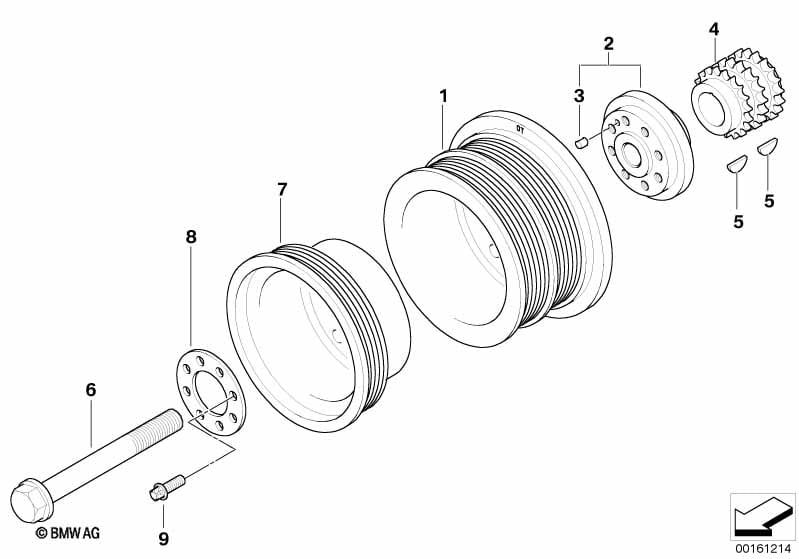 Genuine BMW 11237966208 E65 Vibration Damper (Inc. ALPINA B7) | ML Performance UK Car Parts