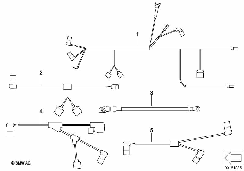 Various wiring harnesses