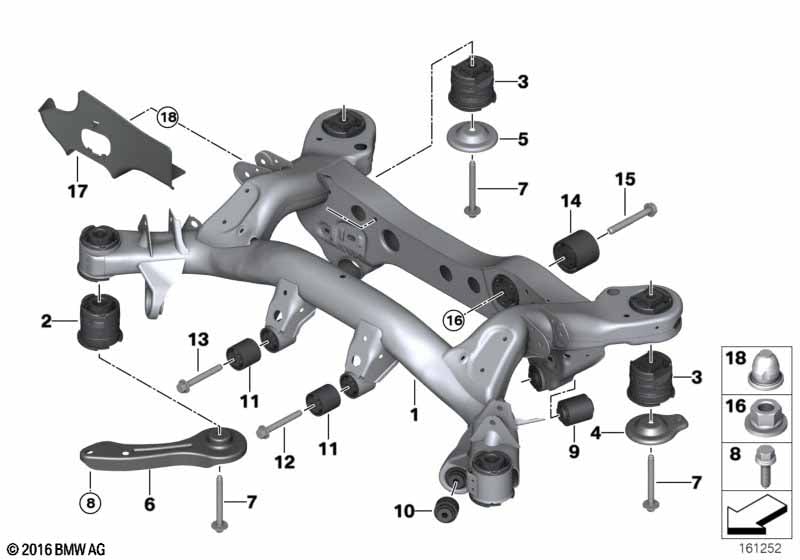 Rear axle carrier