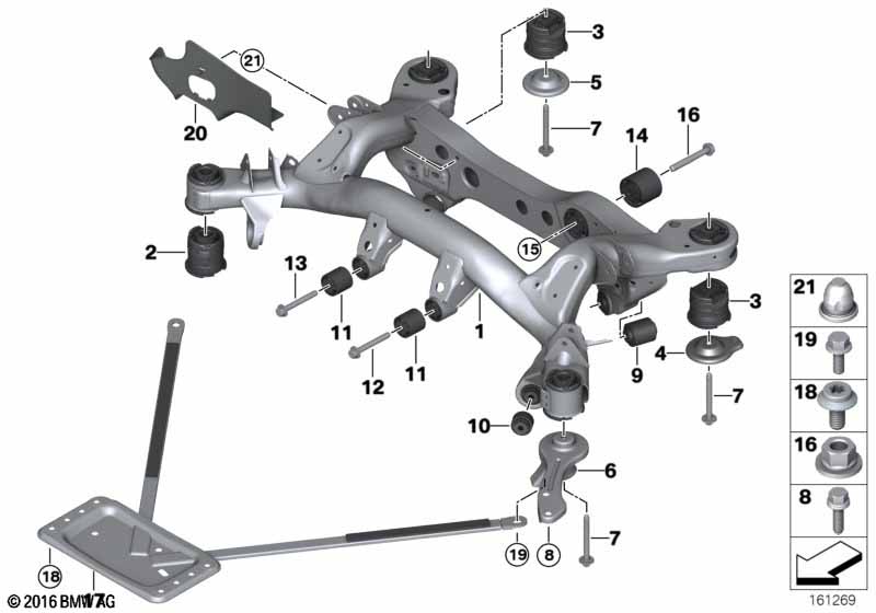 Rear axle carrier
