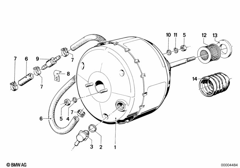 Power brake unit depression