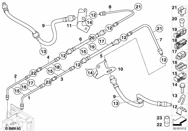 Genuine BMW 34326782125 E70 Pipe M10XM12 (Inc. X5) | ML Performance UK Car Parts