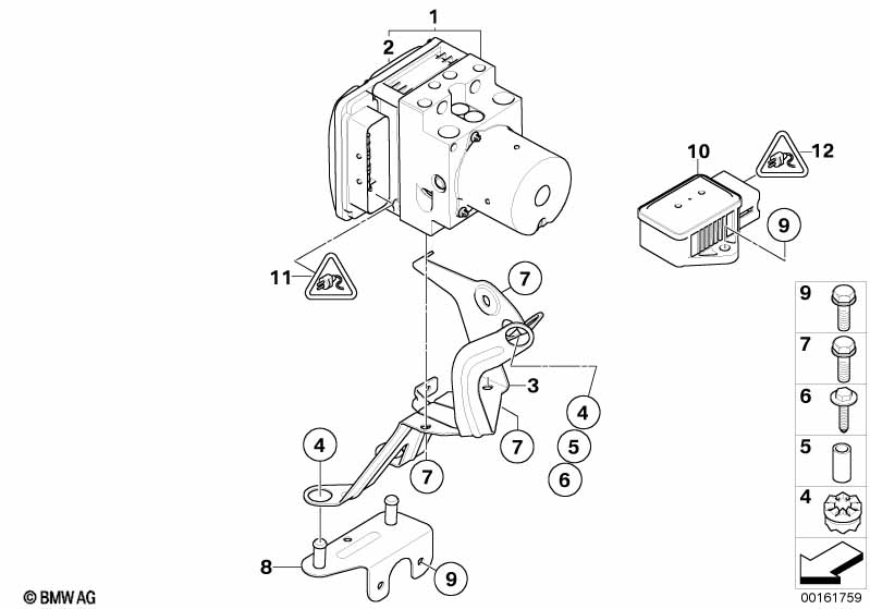 Genuine BMW 34526783363 E60 E61 E63 Repair Kit, Control Unit Dsc (Inc. 525i, 523i & 540i) | ML Performance EU Car Parts