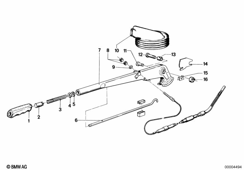 Parking brake/control