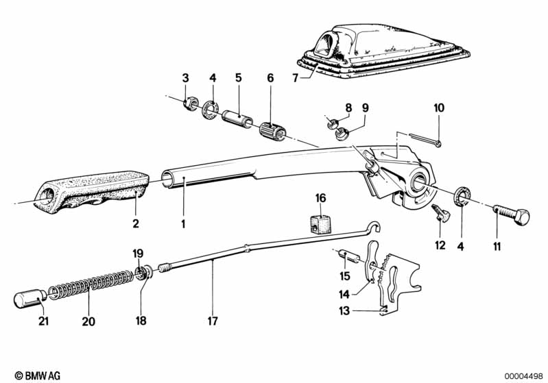 Parking brake/control