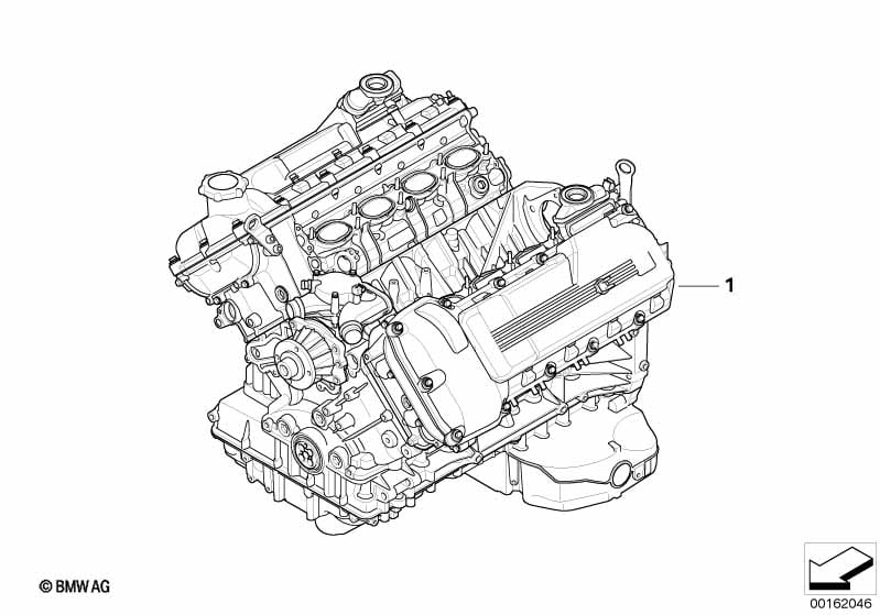 Genuine BMW 11002303728 E93 E92 E90 Exch. Short Engine S65B40A (Inc. M3) | ML Performance UK Car Parts