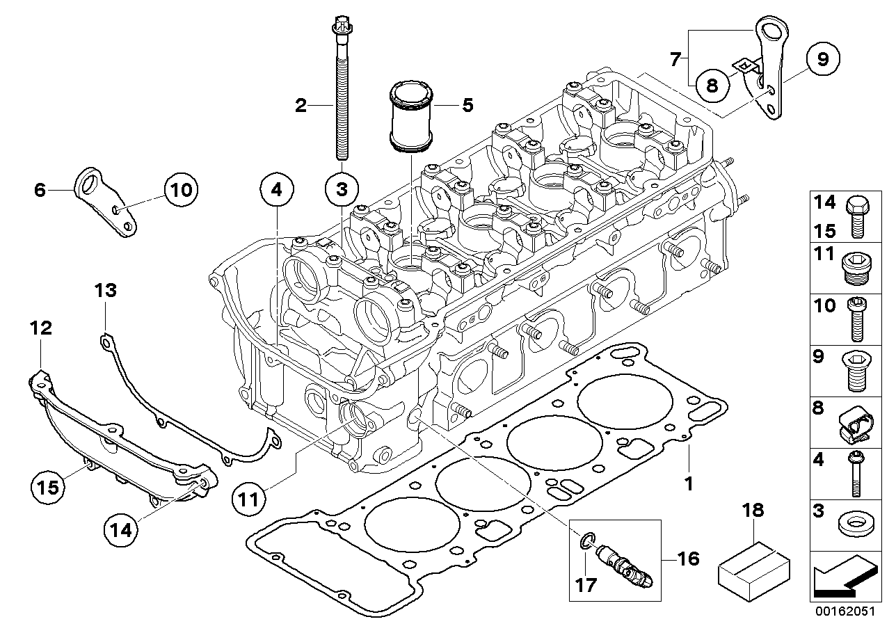 Genuine BMW 11127838162 E92 E93 Gasket Steel (Inc. M3) | ML Performance UK Car Parts