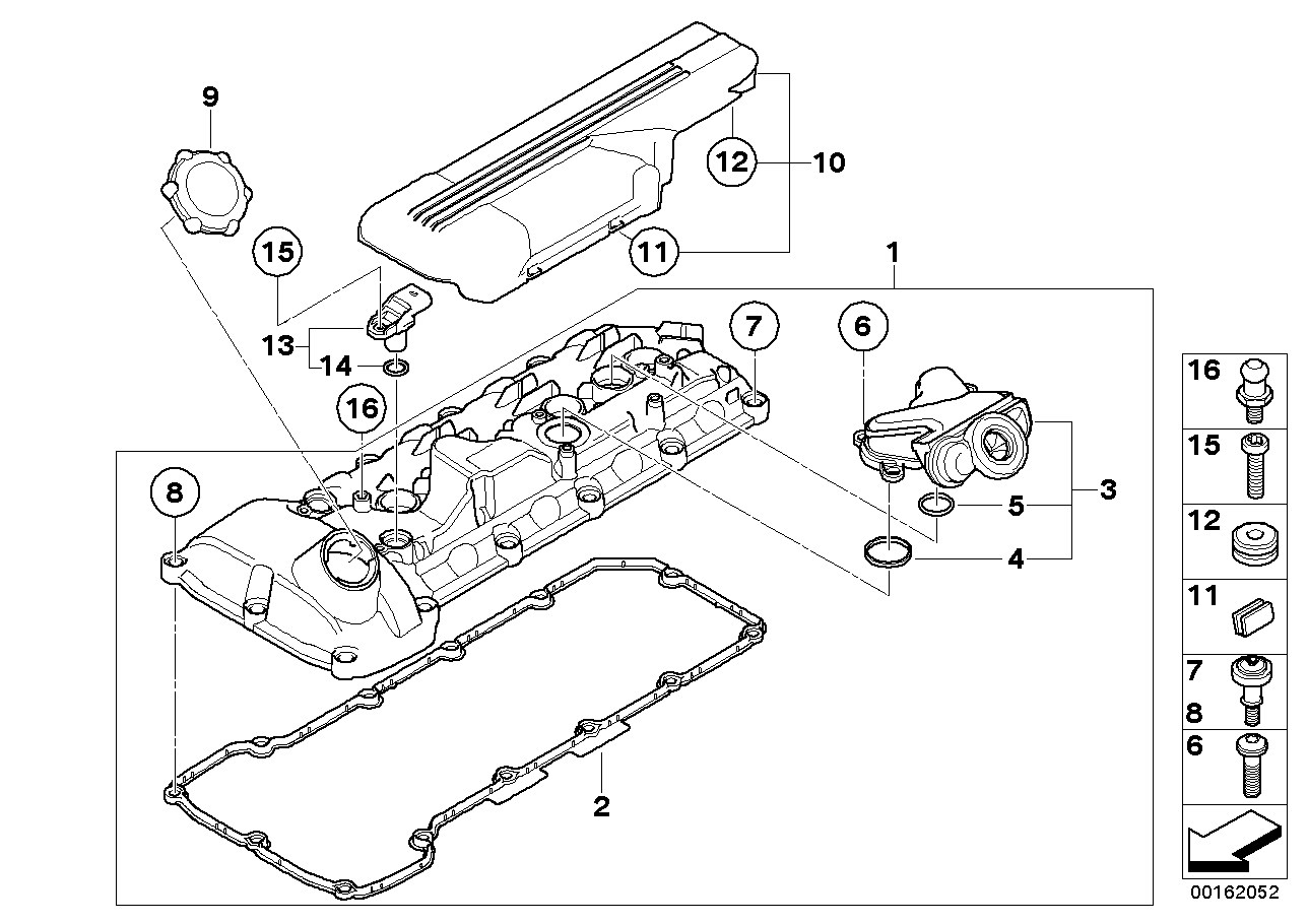 Genuine BMW 11127835720 E64 E92 E90 Distance Rubber (Inc. M6, M5 & M3) | ML Performance UK Car Parts