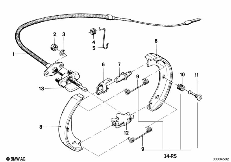 Genuine BMW 34411100122 E12 E21 Compression Spring (Inc. 535i) | ML Performance UK Car Parts