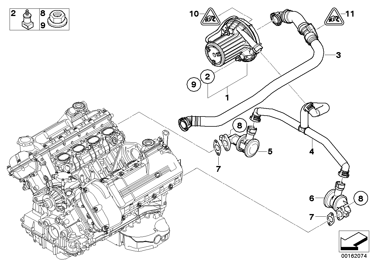 Genuine BMW 11727838389 E92 E93 E90 Gasket Steel (Inc. M3) | ML Performance UK Car Parts