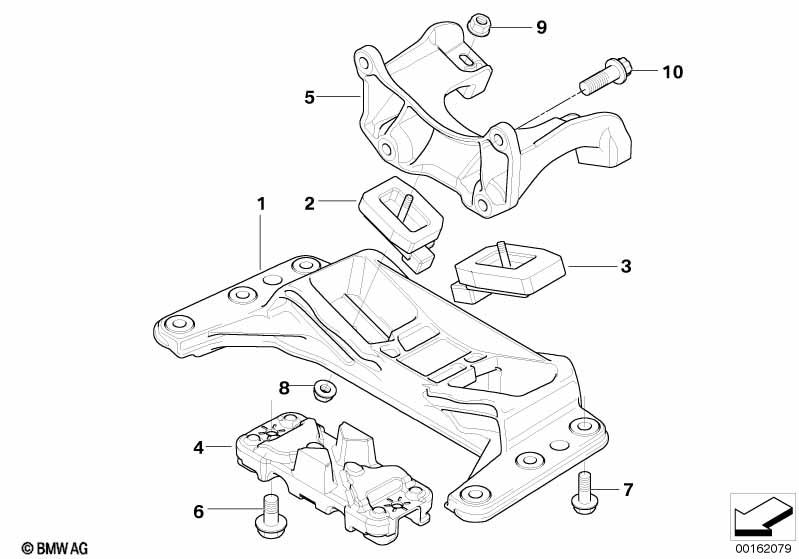 Genuine BMW 22316776521 E61 E63 E60 Gearbox Support (Inc. 650i, 520i & 525i) | ML Performance UK Car Parts