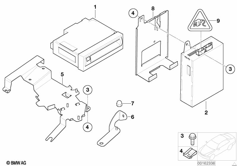 Genuine BMW 65909176686 E46 E83 Exch. Navigation Computer (Inc. 328Ci, 320d & X5 4.8is) | ML Performance EU Car Parts