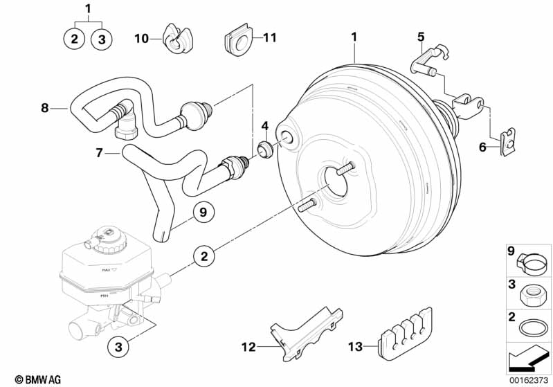 Genuine BMW 34333403246 E83 Vacuum Pipe (Inc. X3 2.5i & X3 3.0i) | ML Performance UK Car Parts