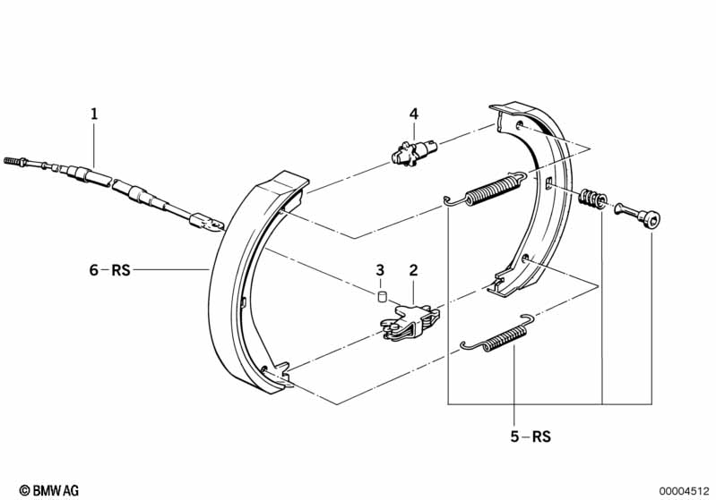 Parking brake/brake shoes