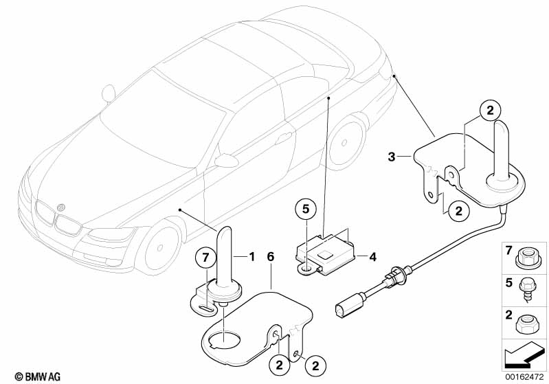 Individual parts for phone antenna