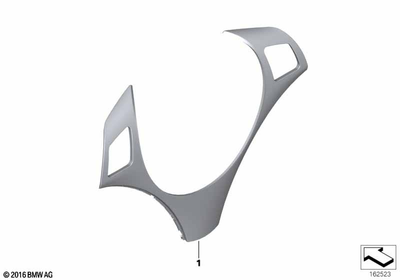 Cover, multi-funct.steering wheel
