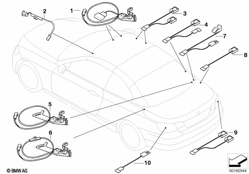 Genuine BMW 61316958127 E93 Hall Sensor, Luggage Area (Inc. 325i, 330d & 318i) | ML Performance UK Car Parts