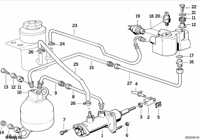 Genuine BMW 34331160664 E32 Pipe (Inc. 750i, 750iL & 750iLS) | ML Performance UK Car Parts