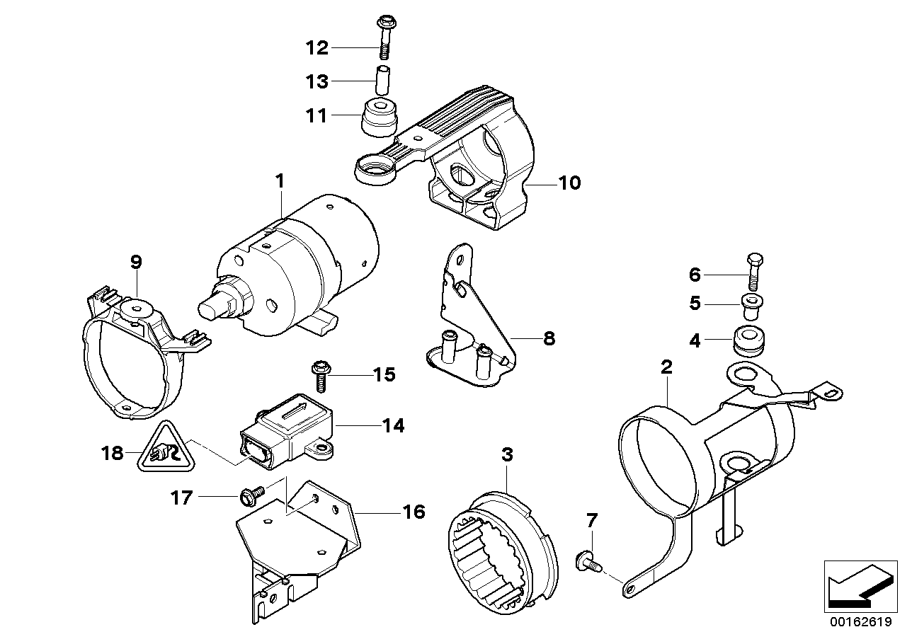 Genuine BMW 34516781435 E66 E38 Compressor Dsc (Inc. 730d, 540i & 745i) | ML Performance UK Car Parts