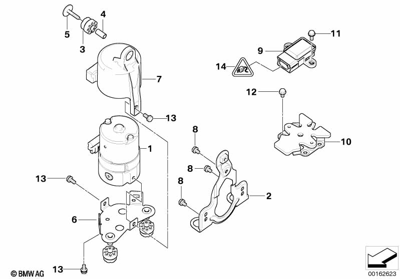 DSC compressor/senors/mounting parts