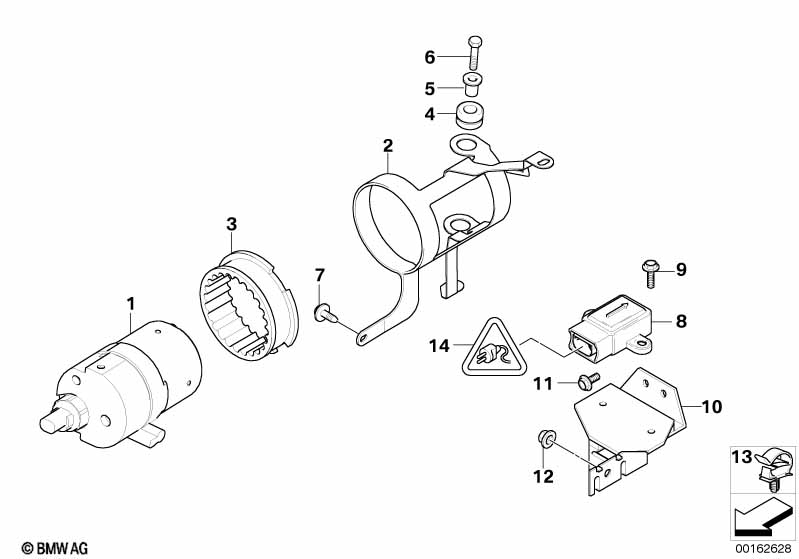 DSC compressor/senors/mounting parts