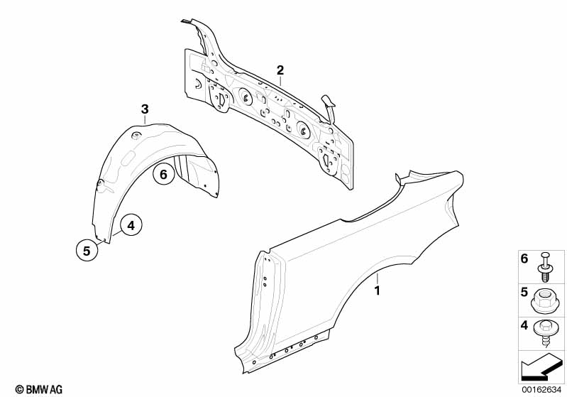 Genuine BMW 51717166249 E82 E88 Cover, Wheell Housing, Rear Left (Inc. 120d, 125i & 118i) | ML Performance UK Car Parts