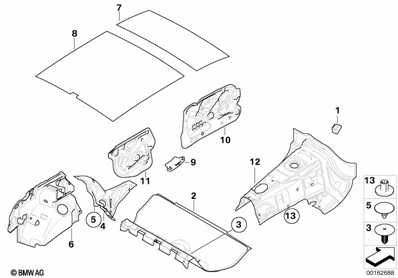 Sound insulating rear