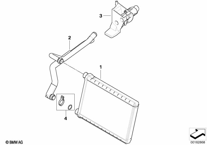 Heater radiator