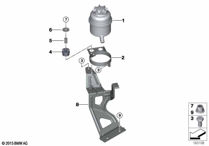 Genuine BMW 32412283027 E92 E93 Bracket, Oil Carrier (Inc. M3) | ML Performance UK Car Parts