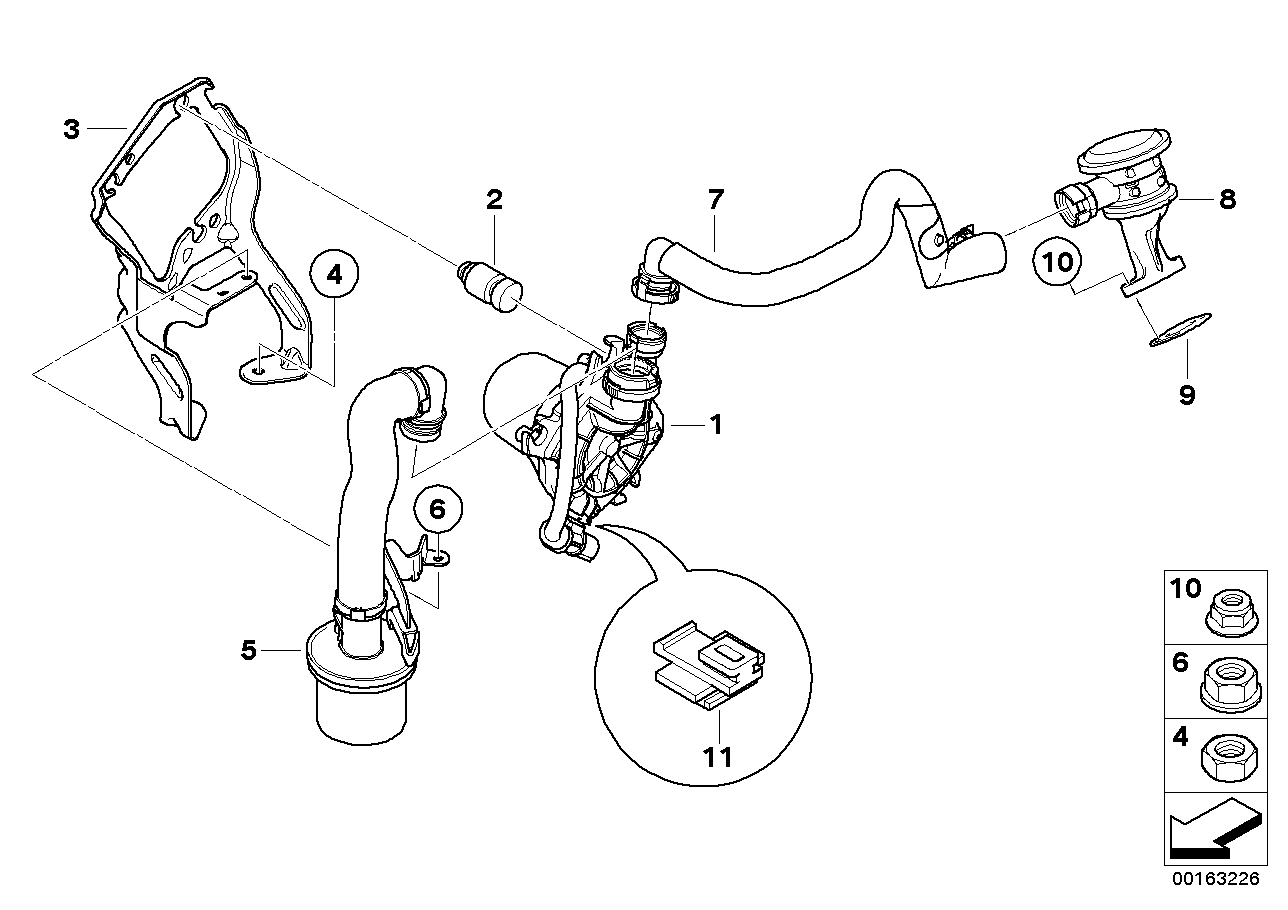 Genuine BMW 11727630452 F11 E93 E92 Secondary Air-Injection Pump (Inc. 325i & 530i) | ML Performance UK Car Parts