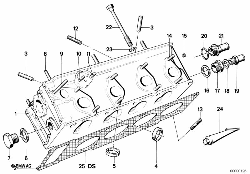 Genuine BMW 11129065724 E21 E12 Gasket Set Cylinder Head Asbestos Free (Inc. 520i, 320 & 320i) | ML Performance UK Car Parts