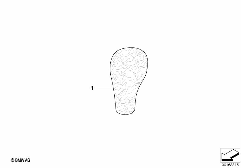 Retrofit, wooden gearshift knob