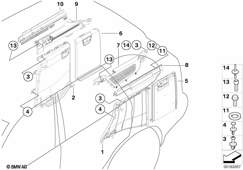 Genuine BMW 51477122031 E53 Left Vent Louver HELLBEIGE (Inc. X5) | ML Performance EU Car Parts