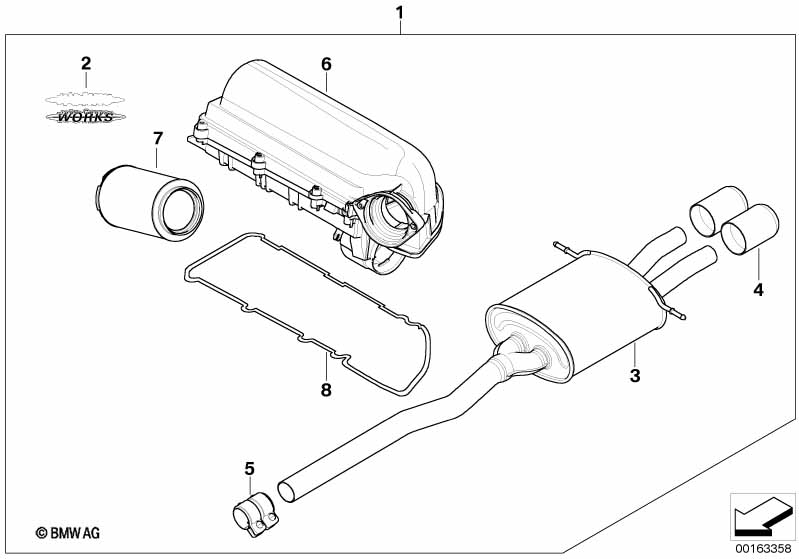 Genuine BMW 11120429564 R56 Tuningkit J. COOPER WORKS (Inc. Cooper S) | ML Performance UK Car Parts