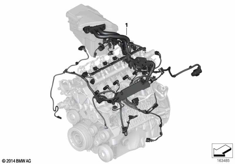 Genuine BMW 12518510901 E70 Engine Wiring Harness Dde (Inc. X5 35dX) | ML Performance EU Car Parts