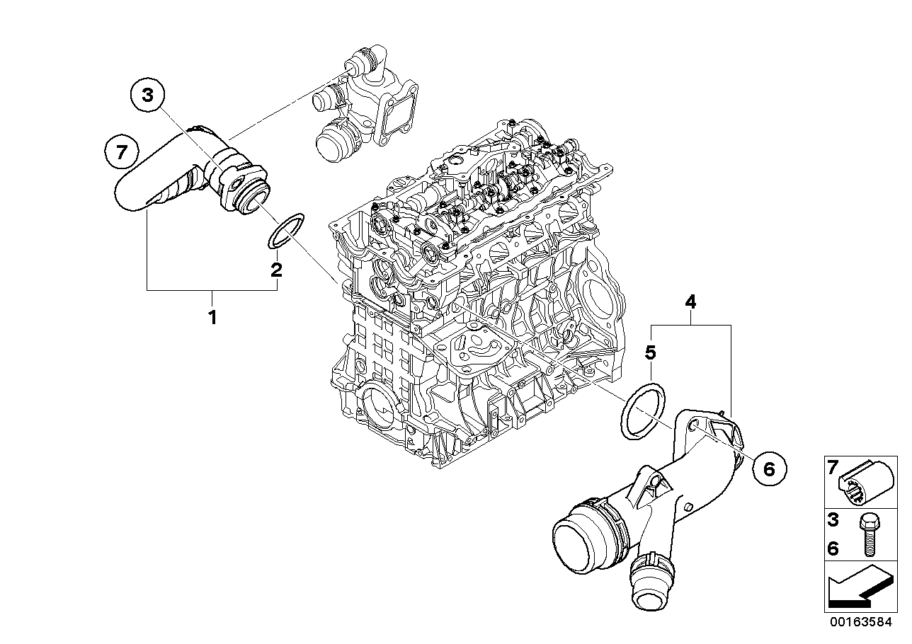 Genuine BMW 11517514939 E93 E88 O-Ring (Inc. Z4 2.0i, 520i & 318Ci) | ML Performance EU Car Parts