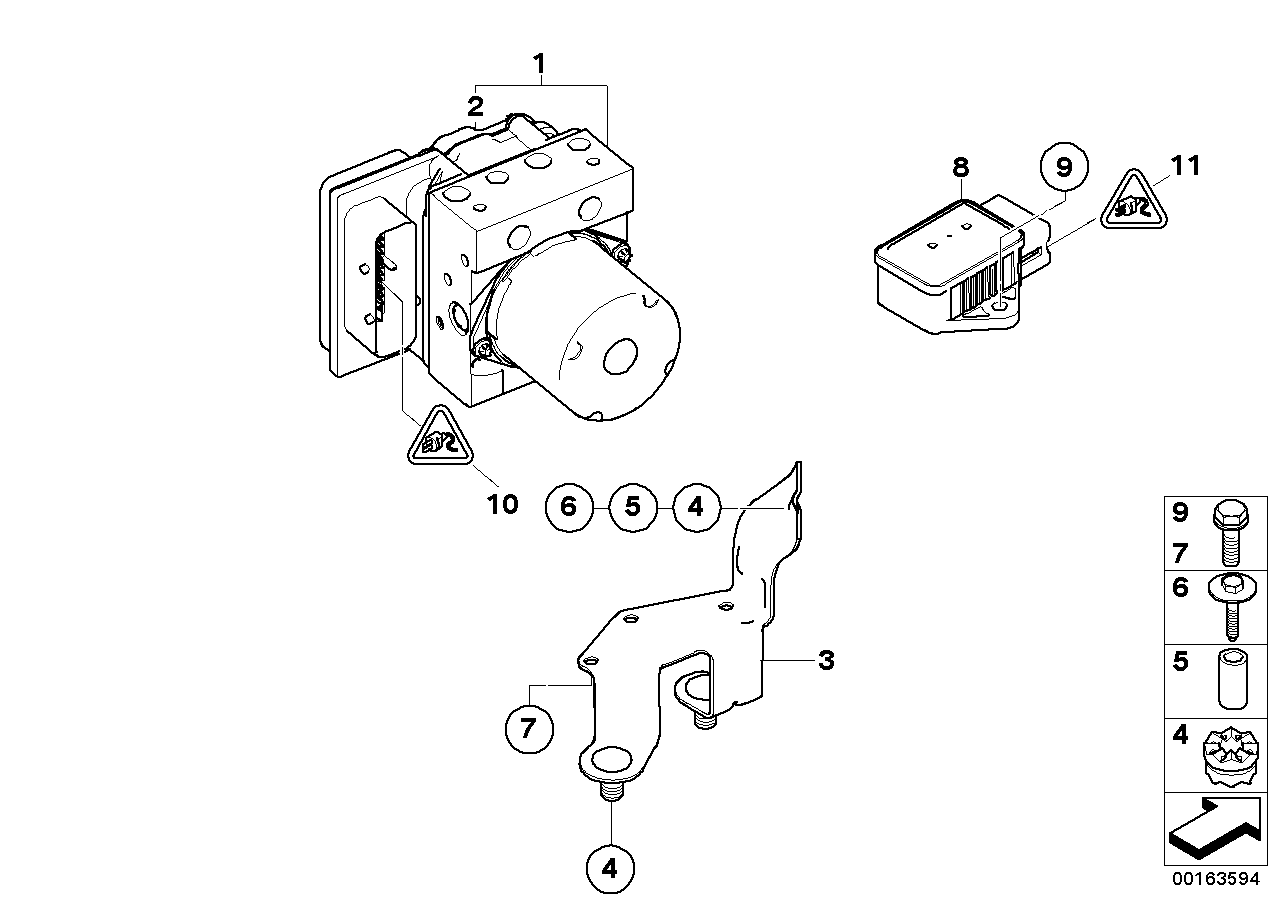 Genuine BMW 34526774039 E60 E63 E61 Speed Sensor (Inc. 525i, 530i & 525d) | ML Performance EU Car Parts