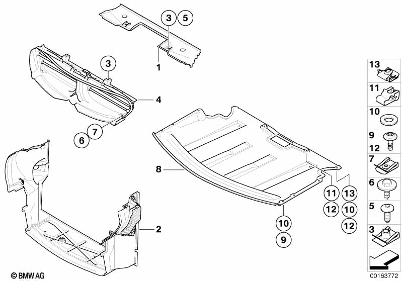 Genuine BMW 51747184553 E63 E64 Front Air Duct (Inc. 650i) | ML Performance UK Car Parts