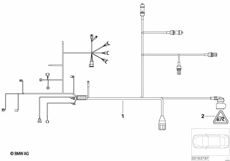 wiring harness, engine trans. module