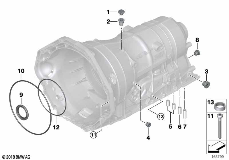 GA6HP19Z housing with mounting parts