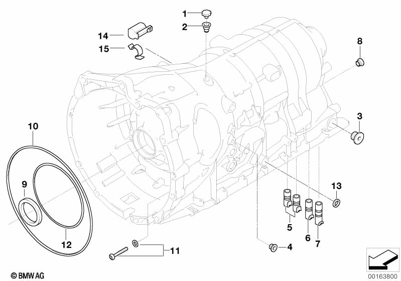 GA6HP19Z housing with mounting parts