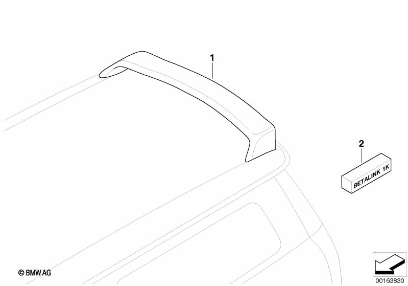 Roof spoiler